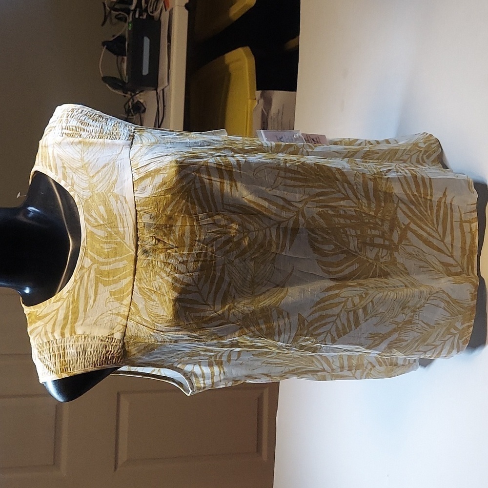Nanette Lepore Printed Sleeveless Top Size L